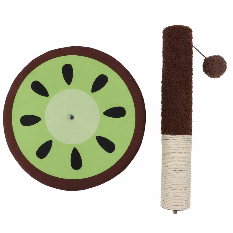 Cat Scratching Post Kiwi Sisal Vertical Cat Scratcher with Hanging