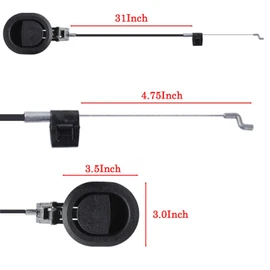 Recliner Handle Replacement Parts Compatible with Lazy Boyy Ashleyy Most Brands Rrecliner Chair Couch Sofa Furniture Accessories, Pull Handle 3" by 3.5", Couch Pull Cable Length 4.75"