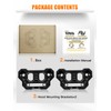 UNI-SHINE 2-Pack Hood Mounting Brackets for Light Bar Fit for