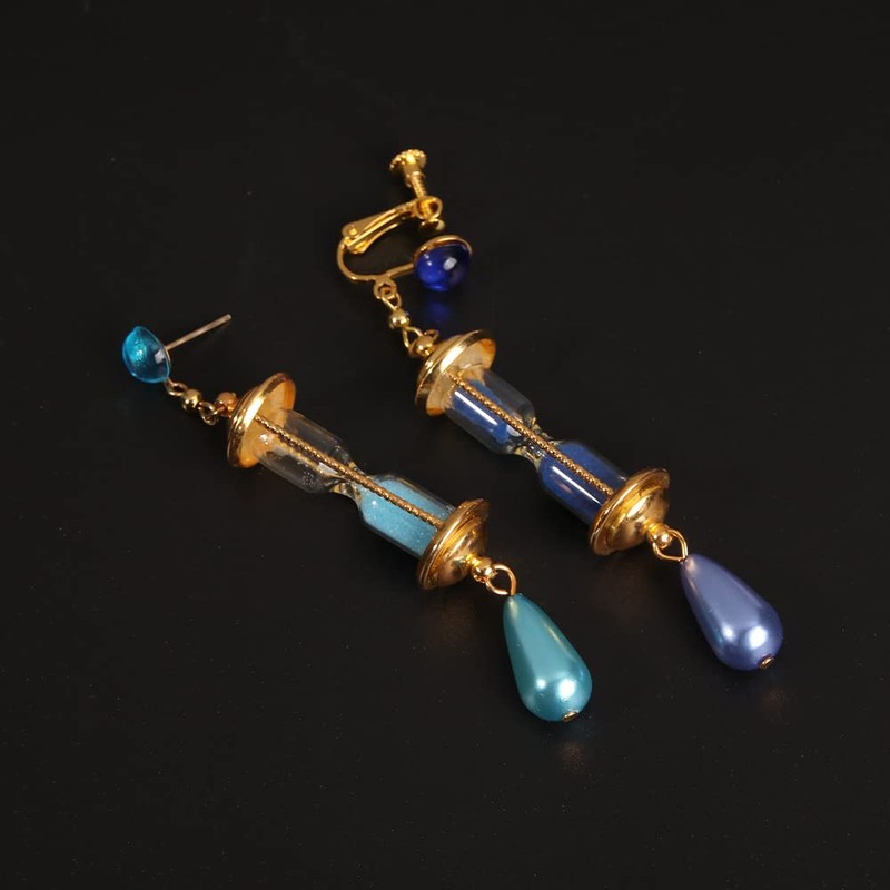 Vanitas Orecchini a sabbia luminosi Vanitas Cosplay Orecchini Anime Vanitas