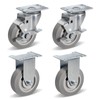 CWfutureparts 4 Inch Casters Set of 4 Heavy Duty Caster