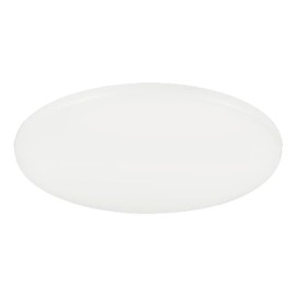 EGLO Rapita LED Ceiling Light, Round Recessed Light, Ceiling Light Made of Aluminium and Plastic in White, Recessed Spotlight in Warm White, Diameter 21.5 cm