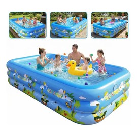 Piscinas Hinchables Grandes Rectangulares Alberca 210 X 140