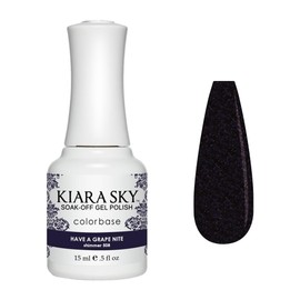 Kiara Sky Soak Off Gel Nail Polish 0.5 fl oz, HAVE A GRAPE NIGHT (G508)