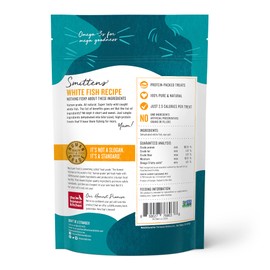 The Honest Kitchen Smittens® Bites: Heart-Shaped White Fish Cat Treats, 1.5 oz Bag
