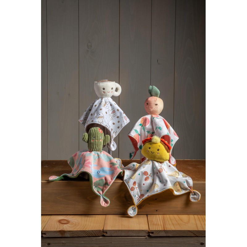 Mary Meyer Sweet Soothie Lovey Security Blanket, 10 x 10-inches,