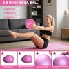 KABCON Pilates Ring Essentials Set for Women with 9.8” Exercise