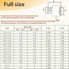 JSMOUID 1/2 Inch Male x 1/2'' Female NPT Brass Pipe