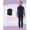 Lemorecn Kids 3mm Back Zip Full Wetsuit for Boys Girls