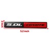 Fidida 2PC 5.0L Coyote Emblem Decal Car Engine Letters Decal