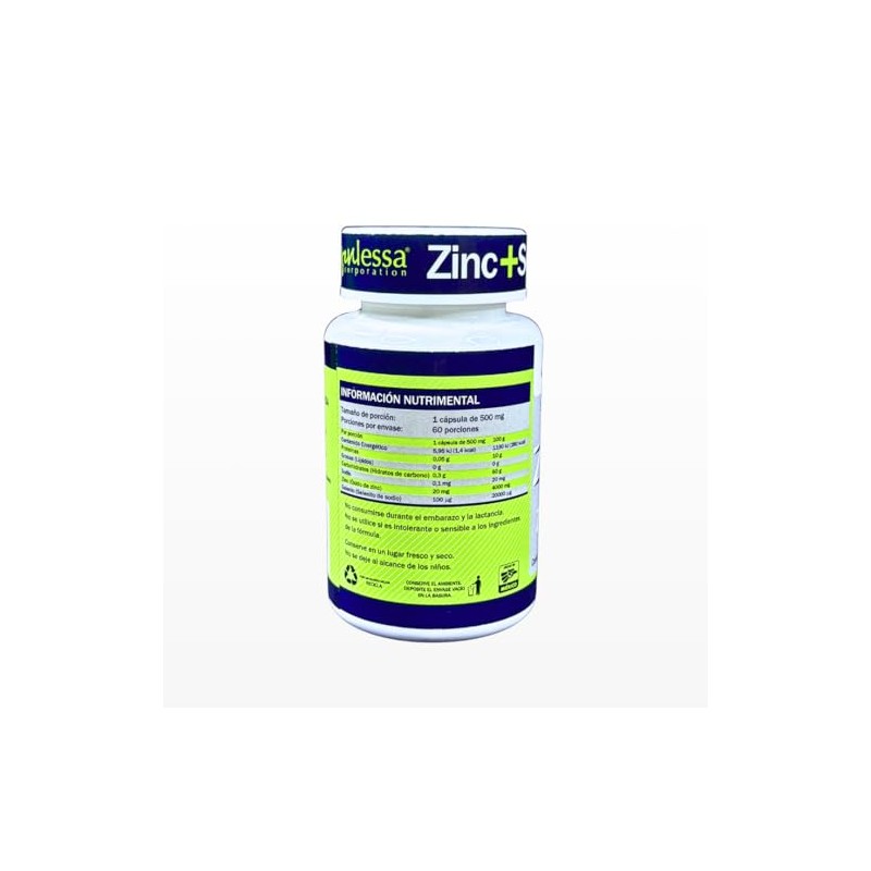 ZINCSEL 60 cápsulas (Zinc con Selenio)