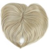 Creamily Short Blonde Hair Toppers for Women with Thinning Hair