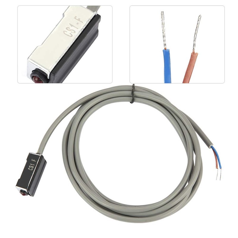 Oumefar Magnetic Sensor Reed Switch CS1-F Pneumatic Cylinder Magnetic Reed