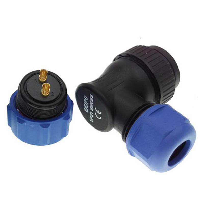 AC200MAX AC300 EP500 RV 2 Pin Aviation Circular Connector Right
