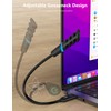 MillSO USB Microphone for PC and Laptop, Portable Gooseneck USB