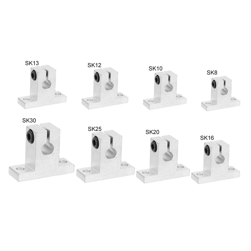 PATIKIL S K8 Aluminum Linear Motion Rod Rail Clamping Guide