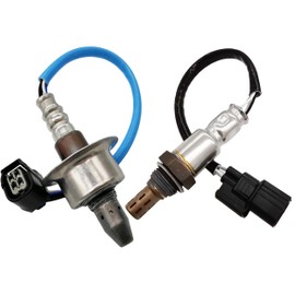 2Pcs Upstream & Downstream O2 Oxygen Sensor 234-9119 234-4350 - Compatible with 2013-2014 Acura ILX 2.0L, 2012-2013 Honda Civic 1.8L, 2014-2015 Civic CNG 1.8L Replace 36531R1AA01 36532RMXA01