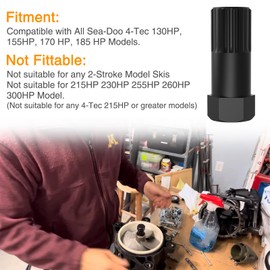 Impeller Wrench Impeller Prop Removal Tool Fit for WR011 Compatible for Sea-Doo 4-Tec 130 HP 155 HP 170 HP 185 HP