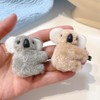 2Pcs Plush Koala Hair Clips, Small Koala Bear Hair Claw