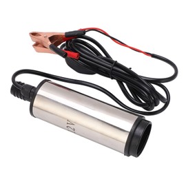 Transfer Pump, DC 12V Mini Refueling Pump 4200r per Min 19mm Inlet with Filter Stainless Steel Fuel Transfer Pump 45 to 50L, Hand Fuel Pumps