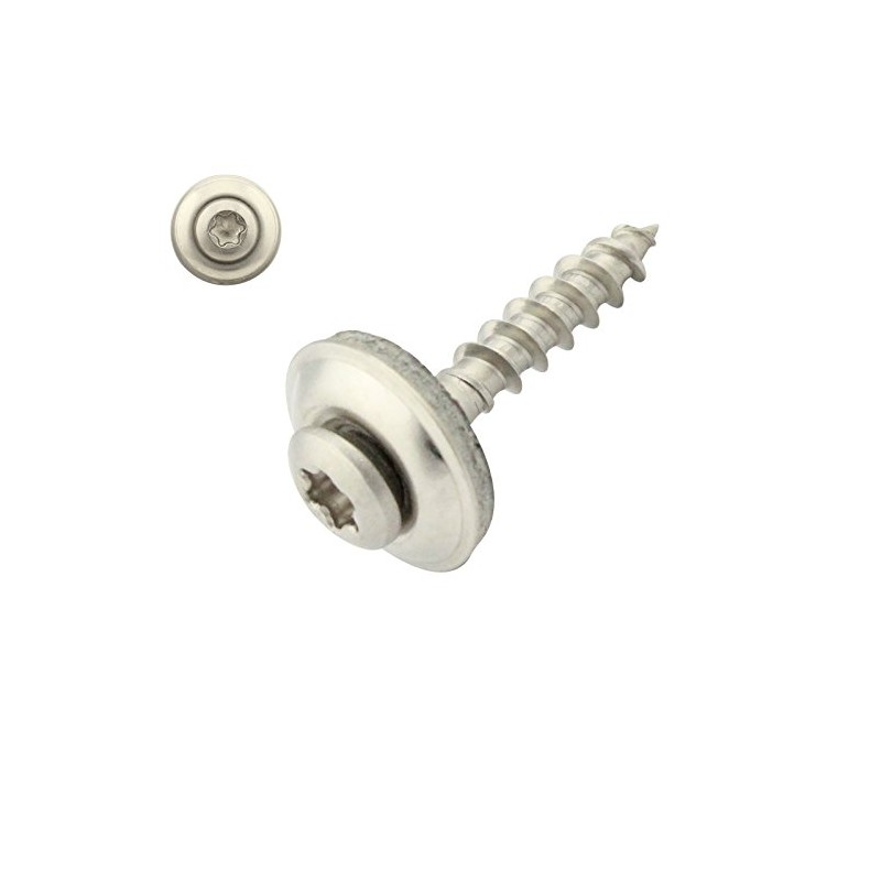 Pack of 100 Spengler Screws with Sealing Washer 15 mm