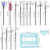 siyuwuro 14Pcs Nail Drill Bit Set with 16 Holes Bits