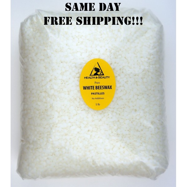 H&B OILS CENTER WHITE BEESWAX BEES WAX by H&B Oils