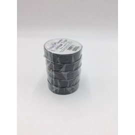 Shurtape Electrical Insulating Tape, 60' Length x 3/4" Width, Black (5 Roll).