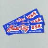 Two Bit Press Music City Nashville TENNESSEE Bumper Sticker -