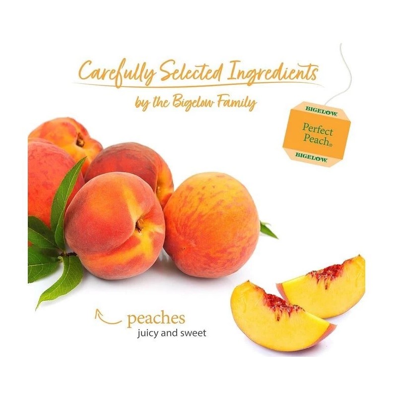 Peach Herbal Tea Tea Perfect Peach Herbal Tea, Caffeine Free