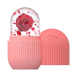Face Ice Mold, 1 Count/2 Counts/3 Counts  Silicone Ice Face Roller, Ice Compress Face Massager, Face Massage Tool, Skin Care Tool for Women & Men - Color: Pink, Specification: 3 Counts