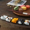 Aimall 5 PCS Lucid Cat Ceramic Chopstick Holder, Durable Everyday