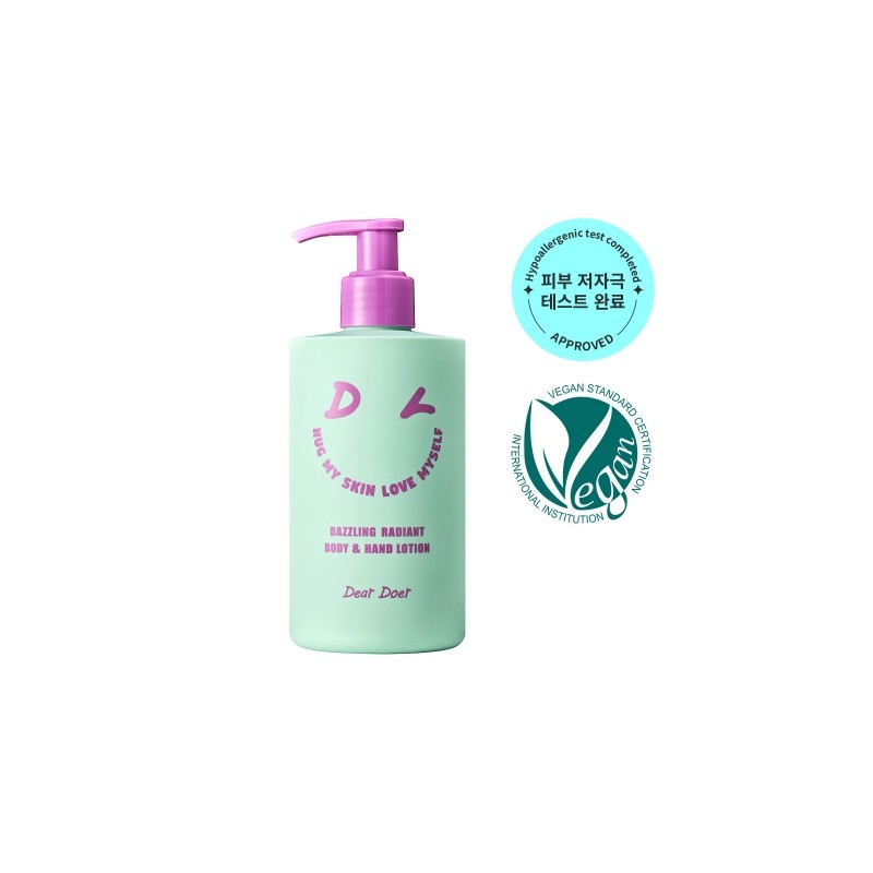 Deardor Dazzling Radiant Body & Hand Lotion 300ml / 디어도어