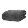 Snug Rug Special Edition Luxury Grey Blanket Sherpa Fleece Blankets