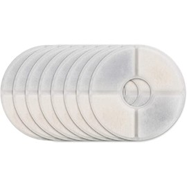 FluffyUnion Pack of 8 Filters for Turquoise Cat Fountain