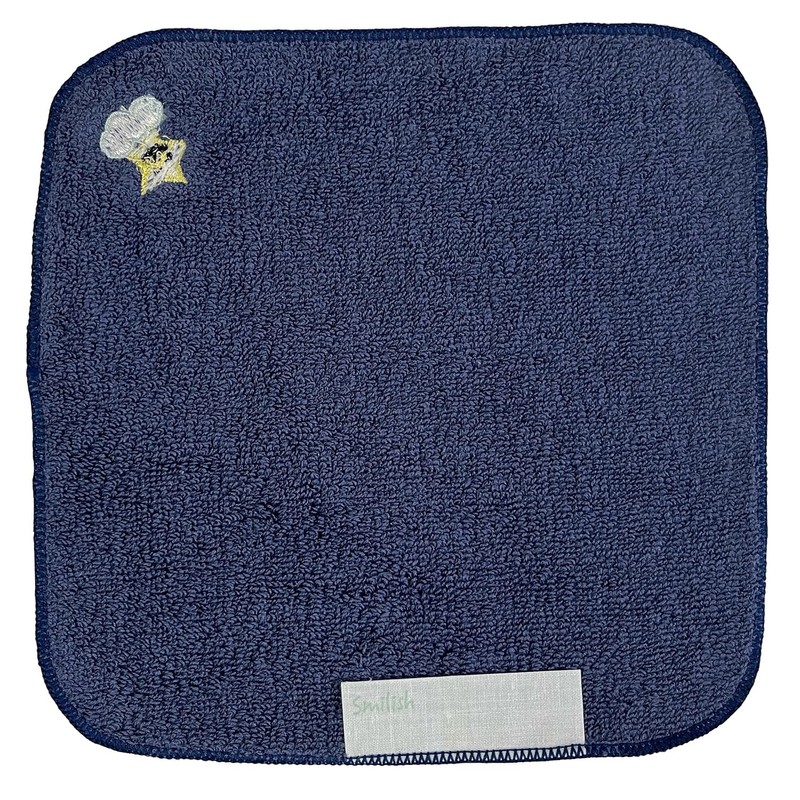 Imabari Towel x Smilish Navy Mini Towel Handkerchief Boys 3