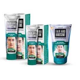 Emami Fair & Handsome Advanced Whitening Oil Control Cream-25g/50g and Face Wash-50g\100g