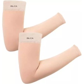 Dallot 뉴트리어드바이저 달롯 스킨 컬러 내추럴 선 프로텍션 팔 소매 여성 남성용 [Arm Sleeves] NutriAdvisor Dallot Skin Color Natural Sun Protection Arm Sleeves for Women and Men