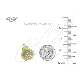 Scallop Clam Sea Shell Earrings by Cape Cod Jewelry-CCJ