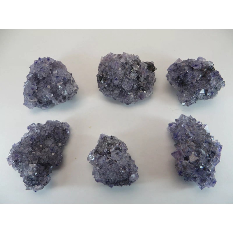 ALUM (small), PURPLE color Lab created Display MINERAL, from POLAND