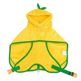 DOTEYAYP Dog Cute Drying Coat with Hood Soft Fast Drying Bathrobe Pajamas for Cats and Dogs (Small, Yellow)