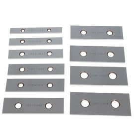 TINVHY 10-Pack 1/8In Thick 4In Long Steel Parallel Set .0002In Hardened Precision Machinist Tools