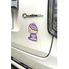 【Puppy POP】 Car Magnet Sticker BABY ON BOARD Baby is