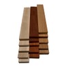 Exotic Wood Zone's Combo Pack of Padauk, Maple, Mahogany Assorted