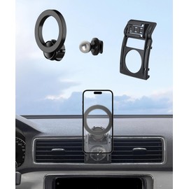 Car Phone Holder for VW Passat 2012-2017Accessories, 360° Rotation Phone Mount Compatible with MagSafe, Cell Phone Holder Does Not Affect Air Vent