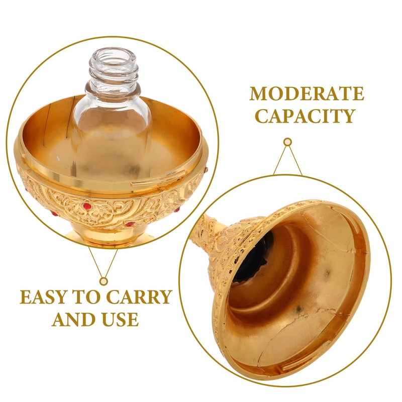 Zerodeko Catholic Holy Water Bottles for Baptism Weddings Confirmations Christian