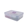 Lock&Lock Contenedor rectangular con divisiones para alimentos 3.9L