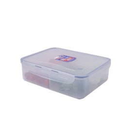 Lock&Lock Contenedor rectangular con divisiones para alimentos 3.9L
