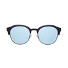 HAWKERS Classic Round Sunglasses for Men and Women, Black ·
