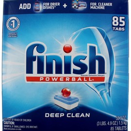 Finish All in 1 Powerball Fresh Dishwasher Detergent Tablets ,85 Tablets